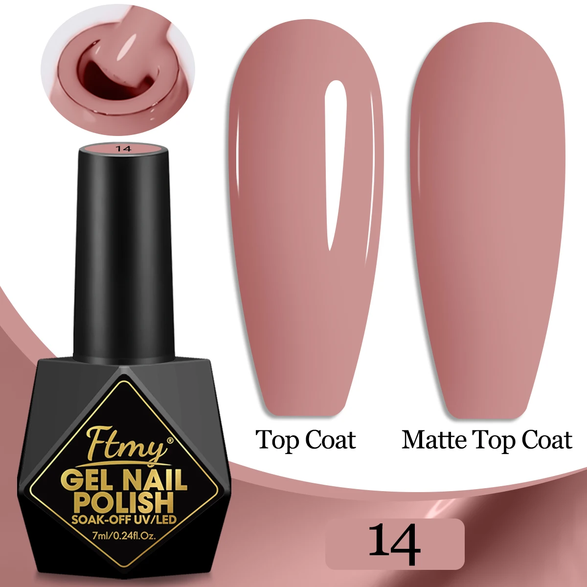 Color Gel Polish Set - Popular Series, 7ml, Vibrant Manicure Collection with Smooth Texture, UV LED Soak Off Semi-Permanent Nail Art
