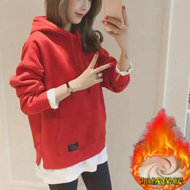 Pregnancy Clothes Nursing Hooded Sweatshirt Breastfeeding Clothes Embroidered Sweatshirt For Pregnant Women Maternity