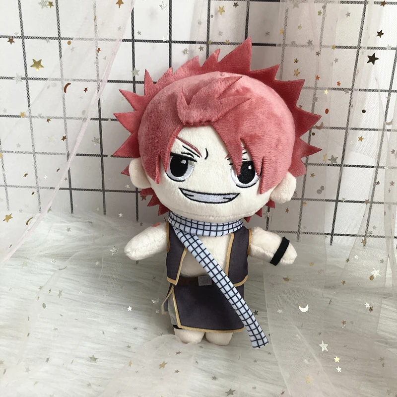 

Плюшевая игрушка Natsu Dragneel 20 см с аниме «Фея хвост», мягкая набивная мультяшная кукла, подарки для детей