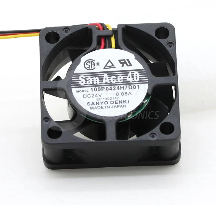 

For Sanyo 109P0424H7D01 4015 4cm 40mm DC 24V 0.08A radiator equipment cooling axial fans