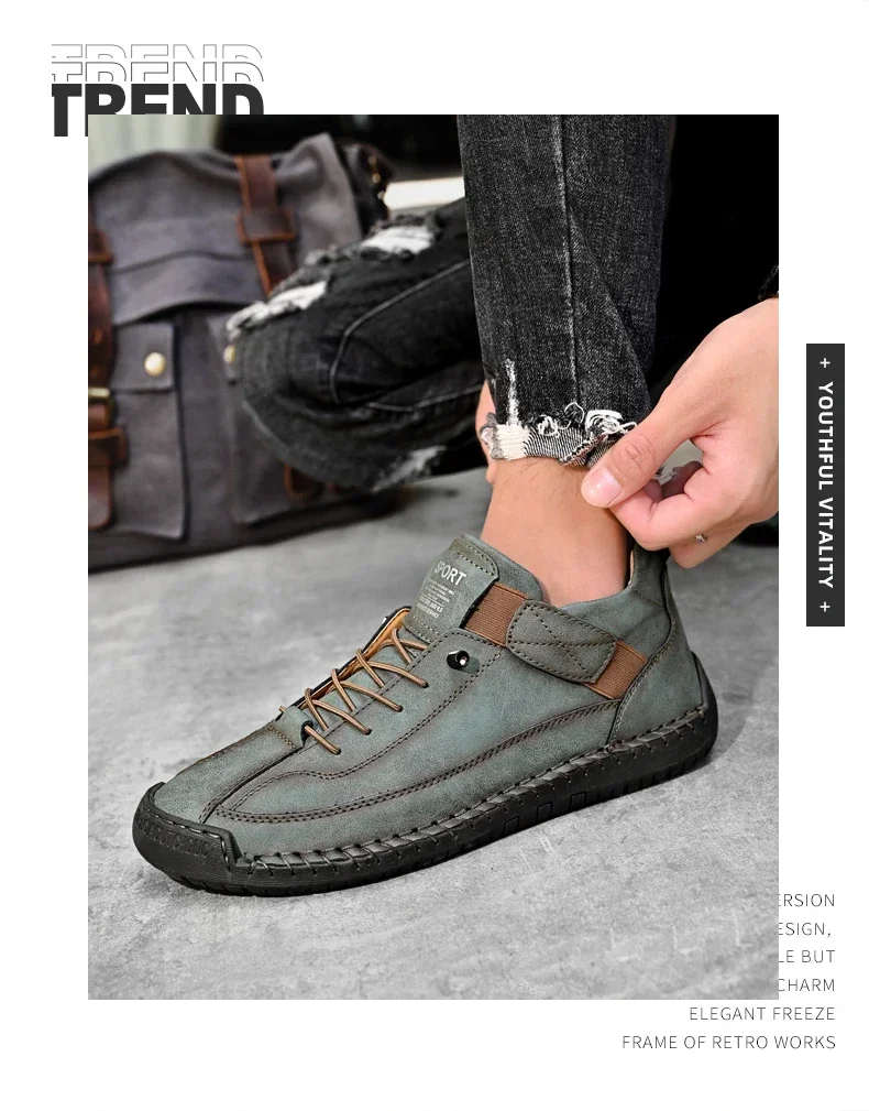 S3c69f28438fa45b59947bd7223178aecG Handmade Breathable Leather Men Shoes Comfortable Casual Sneakers Plus Size