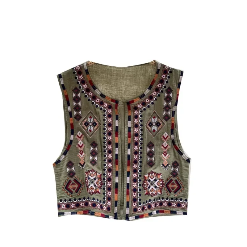 トップス 22FW cord embroidery vest Amazon.com: Giltpeak Women'S Vintage Embroidered Floral Vest