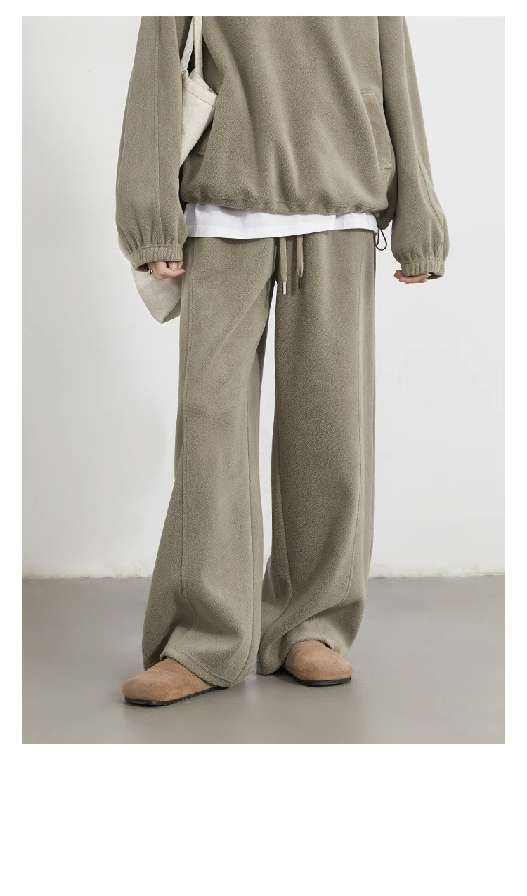 CHIC VEN Women Sweatsuit Loose Casual New Granular Velvet Stand Collar Female Top Pants Set for Woman Sport Autumn Winter 2025 Image 22