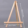 1pcs Natural Wood Mini Easel Frame Tripod Display Holder Meeting Wedding Table Name Card Stand Children Painting Display Craft 1
