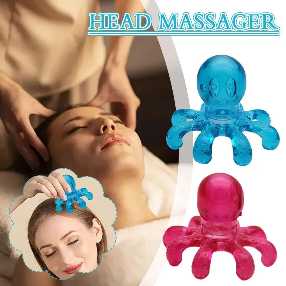 

Relaxing Head Massager - Octopus Scalp Massage Tool For Stress Relief And Spa Therapy, Alloy Health Care Device