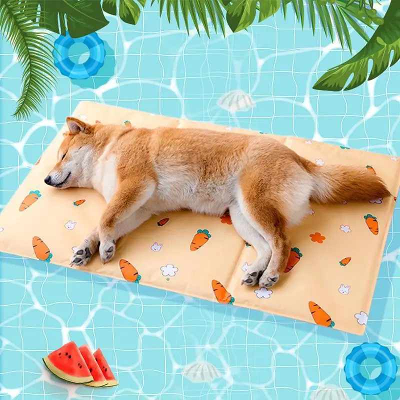 

Pet Dog Cooling Mat Ice Pad Teddy Mattress Pet Cool Mat Bed Cat Summer Keep Cool Pet Gel Cooling Dog Mat for Dogs