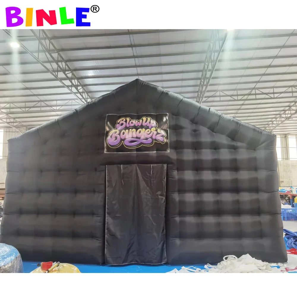 Inflatable Night club Tent Poratable Inflatable VIP Party Cube Tent Black  Tent