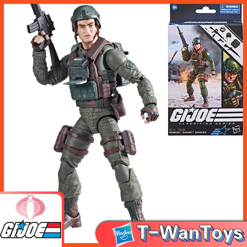 

New Hasbro G.I. Joe Classified Series Robert "grunt" Graves, 87 6-Inch (15Cm) Action Figure with 8 Accessories Unopened