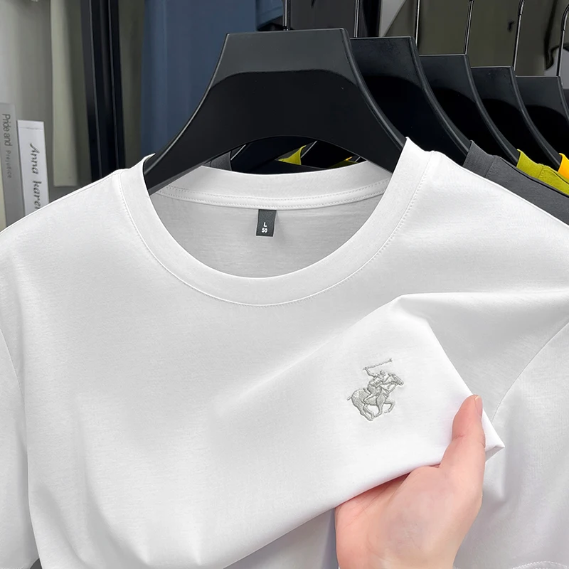 مصمم العلامة التجارية قصيرة الأكمام تي شيرت الراقي...