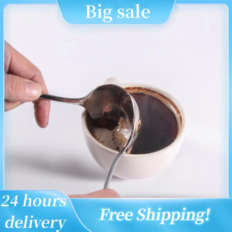 

Coffee Spoon 304 Stainless Steel Long Handle Cup Measuring Spoon Coffee Tasting Spoon Kitchen Gadgets Tableware Spoon