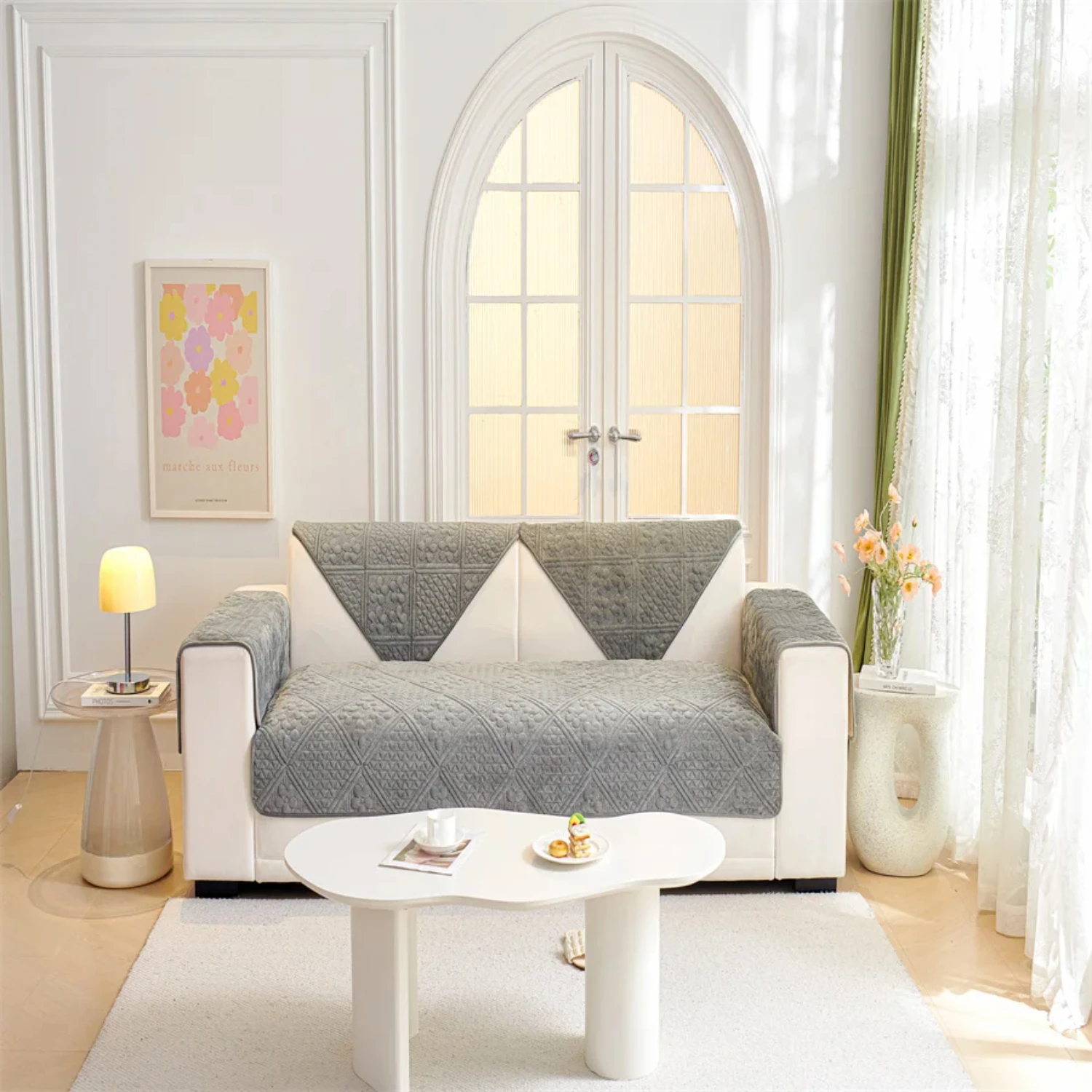 Non-Slip Couch Cover for Cats