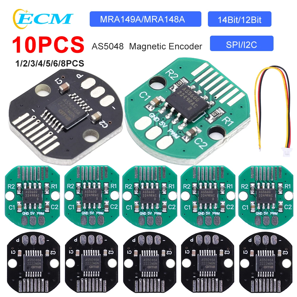 AS5600-AS5048-Magnetic-Encoder-PWM-Output-Magnetic-Position-Sensor ...