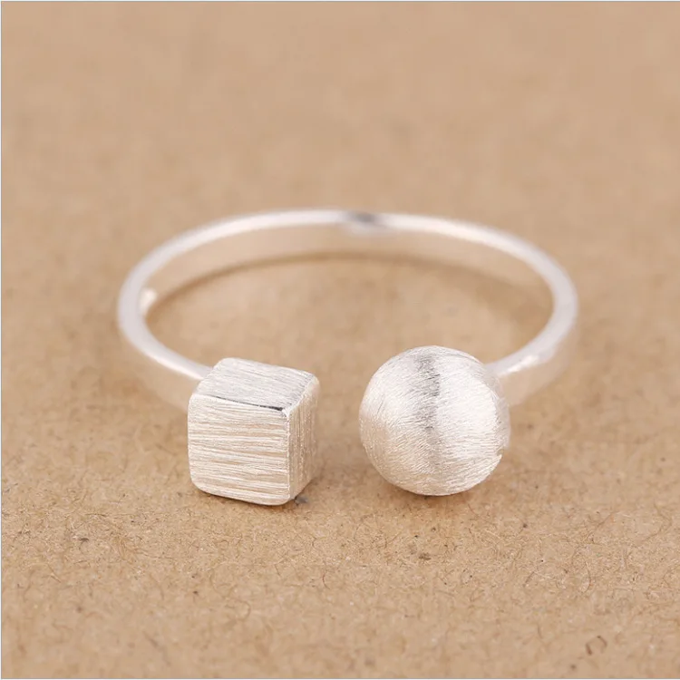 Personalità Gothic Cube Box Rings For Women Charm Fidanzamento Gioielli Ragazze Open Finger Knuckle Rings 2023