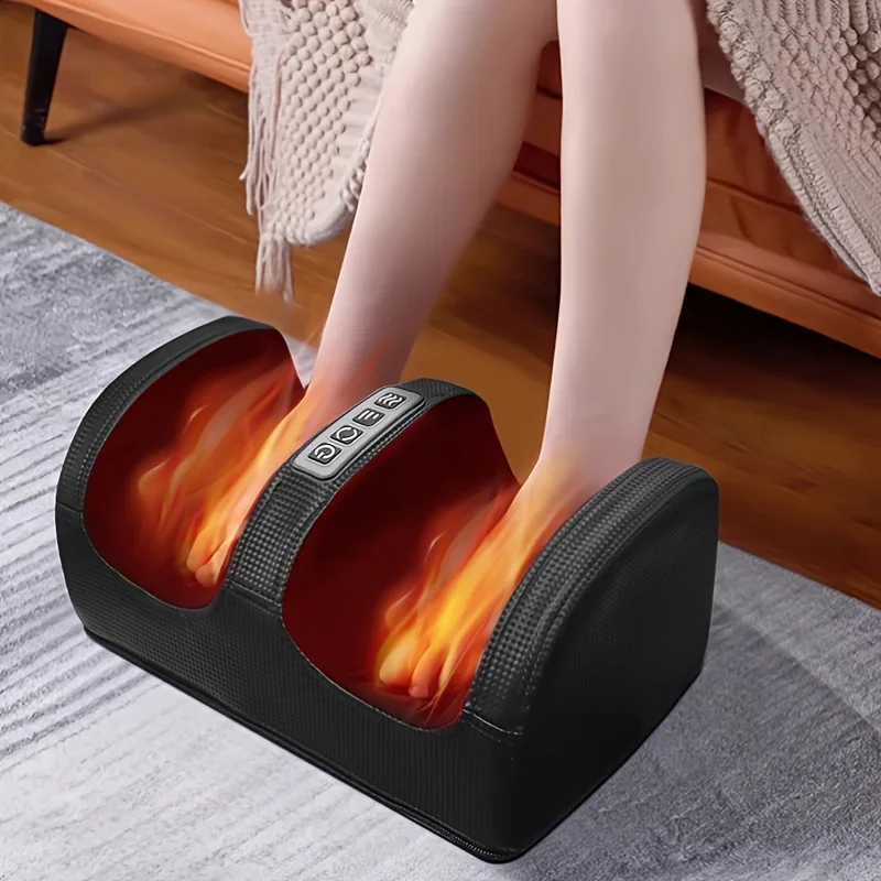 Electric Foot Massager with Heating Therapy for Relaxation