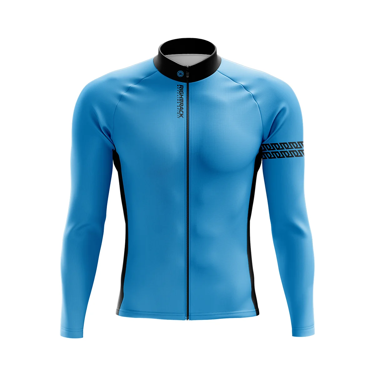 thumbnail image 1 of Nueva camiseta de ciclismo de invierno para hombre, de manga larga, polar, térmica, colorida, ropa de ciclismo RIGHTTRACK, ropa superior para bicicleta de montaña, 1 of 4