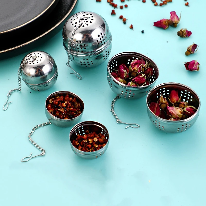 1 Pc Stainless Steel Tea Ball 2.04 Inch Mesh Tea Infuser Strainers Premium Filter Interval Diffuser for Loose Leaf A