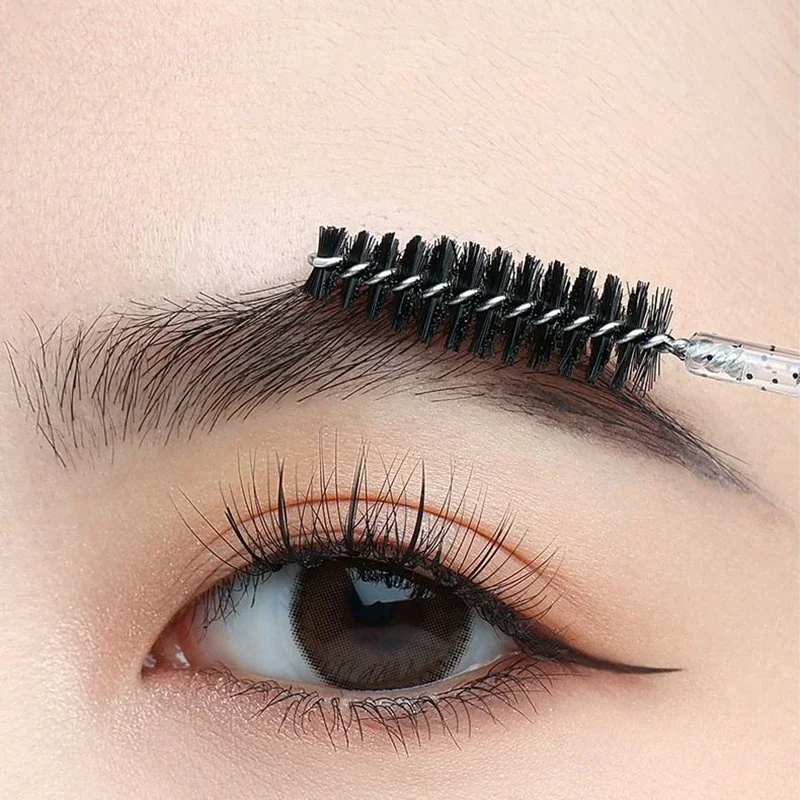Black Nylon Disposable Eyebrow Makeup Brush Mascara Applicator