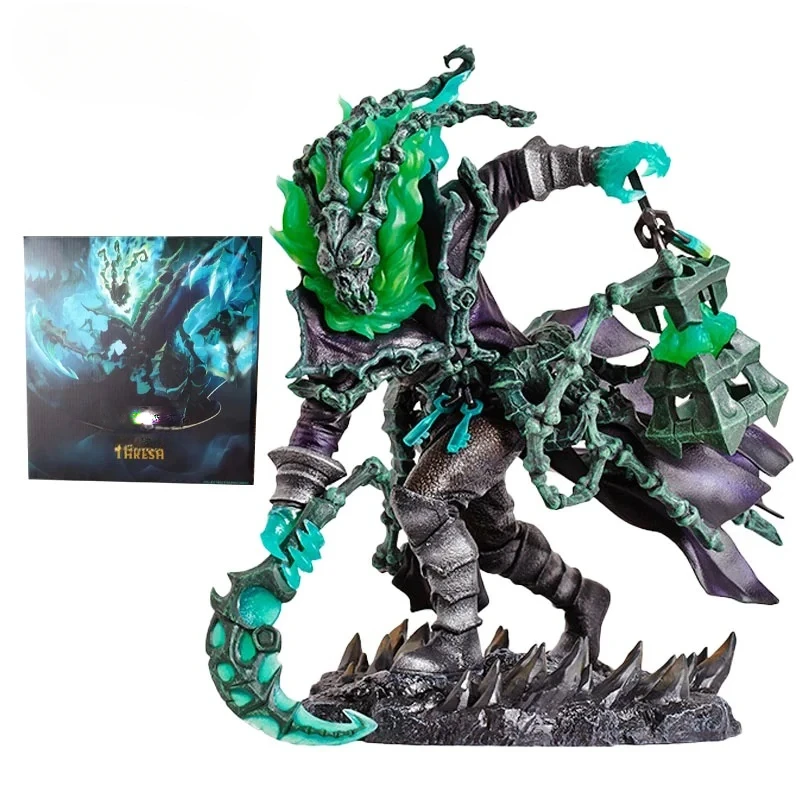 

Original Genuine LOL The Chain Warden Thresh Medium Sculpture Anime Figure Toy Game Periphery Collectibles Action Model Kid Gift