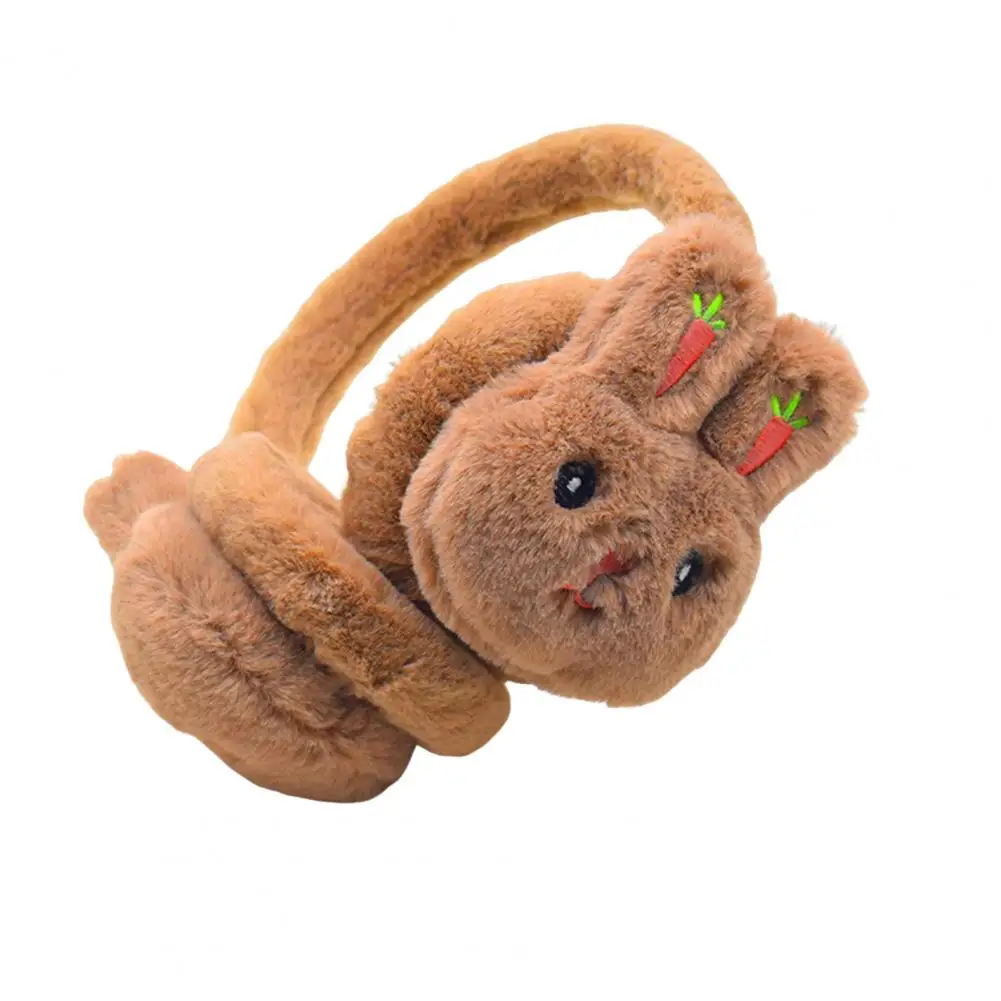 Cozy Ear Warmers Cozy Rabbit Shape Earmuffs for Girls Women Cute Winter Ear Warmers with Adjustable Foldable Design for Outdoor