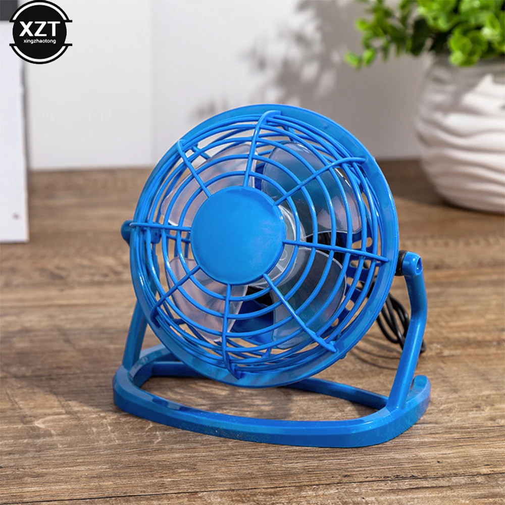 USB Silent Fan Desk Cooler for Laptop Notebook Desktop PC Ofiice Summer Cooling Fans 4 Blades Rotatable USB Mini Fans Socket mini fan cooling fan mini exhaust fan