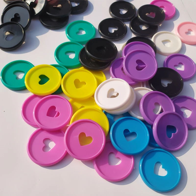 72PCS 35MM Colorful Mushroom Hole Binding Notebook Planner Discs