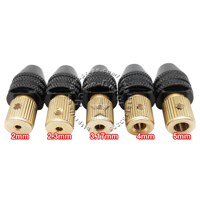1PCS 0.3-3.2mm Multifunctional Micro Electric Grinding electric Drill Chuck Self tightening 2/2.3/3.17/4/5mm Hole