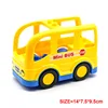 Large Building Blocks Car Model Children's Urban Traffic Accessories Assembled Toy Car Chassis Boat Motorcycle Compatible Duploe 3