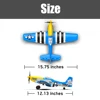 VolantexRC Mini Mustang P-51D V2 EPP 400mm Wingspan 2.4G 4CH 6-Axis Gyro One Key Aerobatics RC Airplane Trainer RTF 3