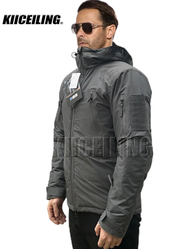 KIICEILING MIG 3.0 Multicam Tactical Jackets For Men Women Winter Warm Waterproof Jacket Army Military Hiking Down Parkas down jackets men jacket camping jacket