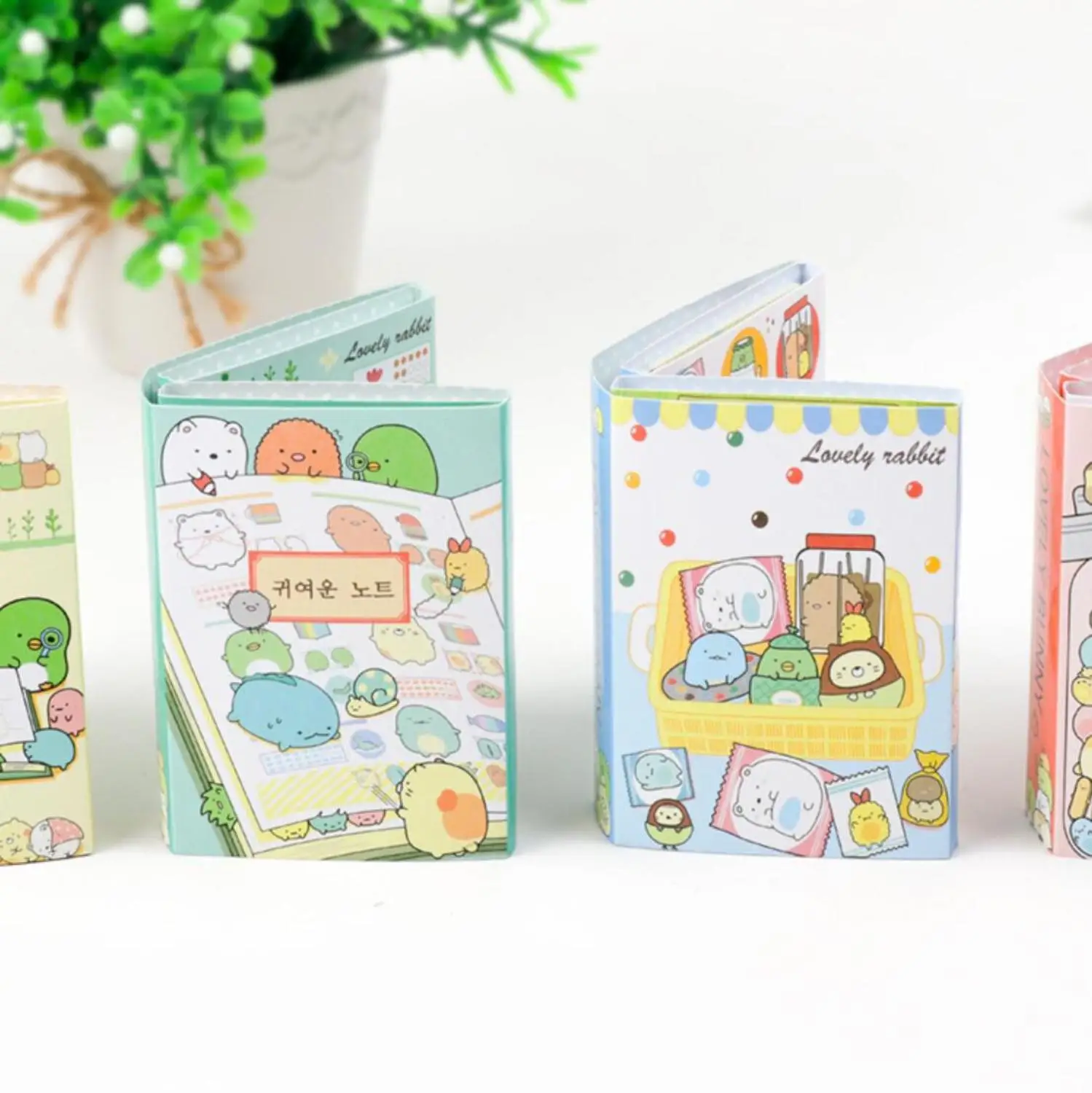 最高のすみっコぐらし6折りたたみメモ帳付箋メモ帳ブックマーク