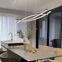 Modern Luxury Straight Strip Pendant Light 2
