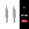 Replace EF/F Nib For MAJOHN A1/A2/A3 Press Resin Fountain Pens For Majohn A1 Ink Pen Accessories Writing Nib With Rubber Mat 4
