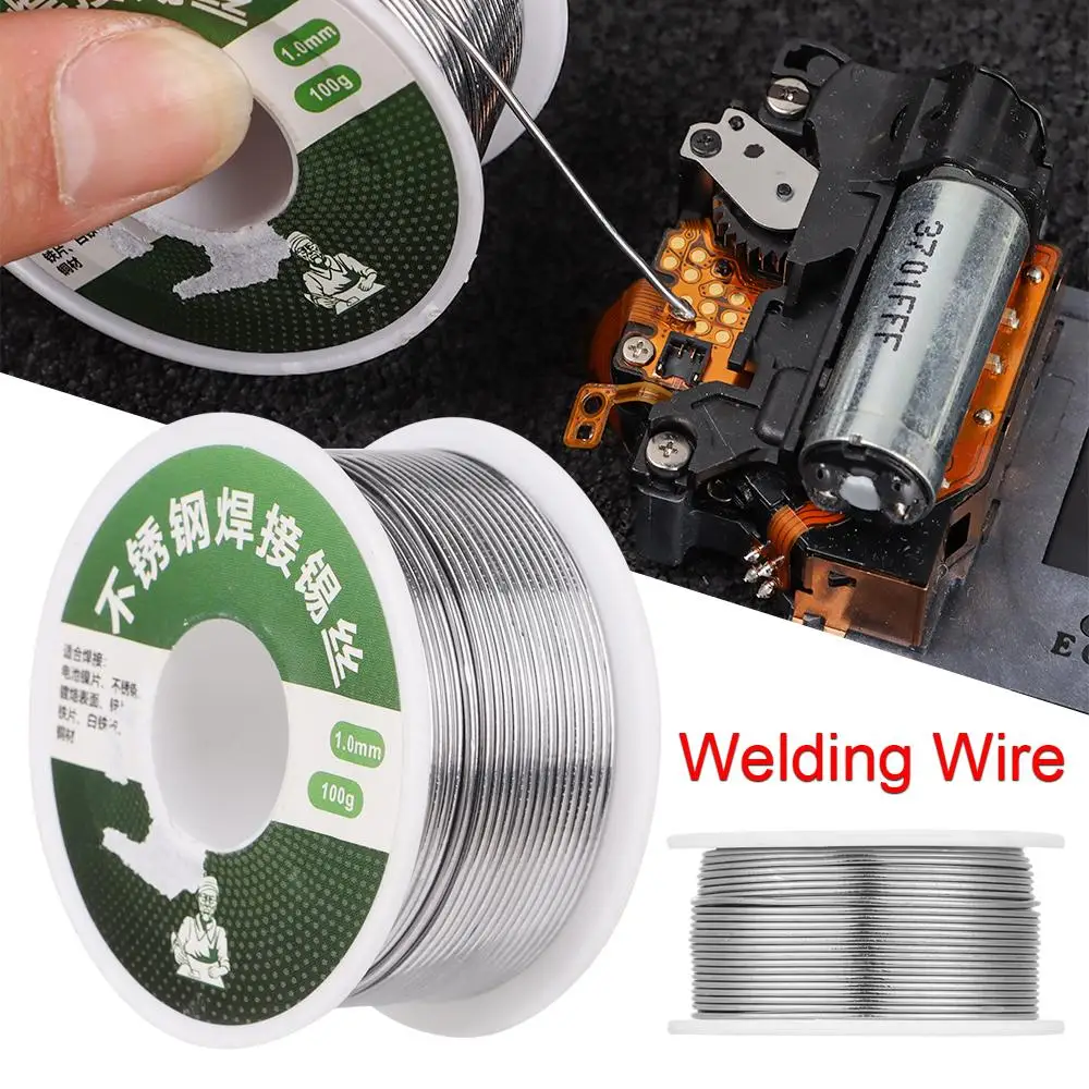 

Universal Low Temperature Easy Melt Tool Lighter Solder Wire Solding Stick Stainless Steel Solder Welding Wire