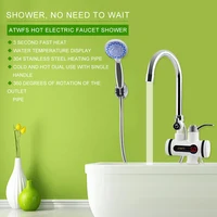 ATWelasticity-Chauffe-eau électrique instantané sans réservoir, pour la cuisine et la salle de bain 3