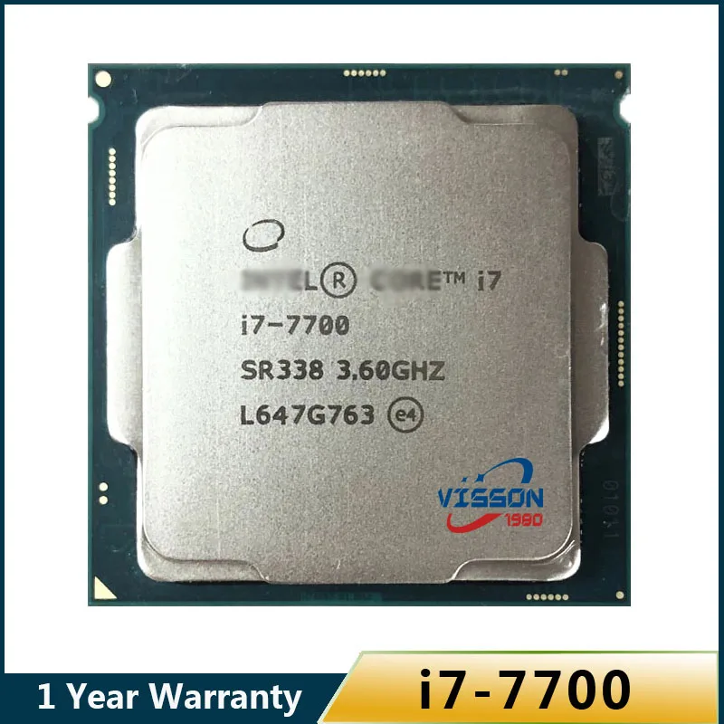 Procesador Intel core i7 7700 3,6 ghz quadcore 8 hilos 8m 65W cpu LGA 1151