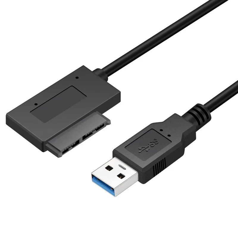 

Кабель-Переходник USB 2,0/USB3.0 на Mini Sata II 7 + 6 13Pin для ноутбука, CD/DVD ROM, конвертер привода Slim, HDD