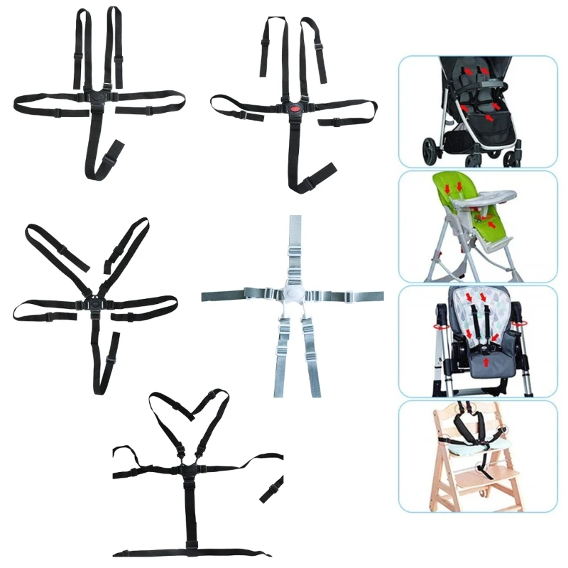 

Children Safety Harness Universal Baby 5 Point Harness Belt for Stroller Chair