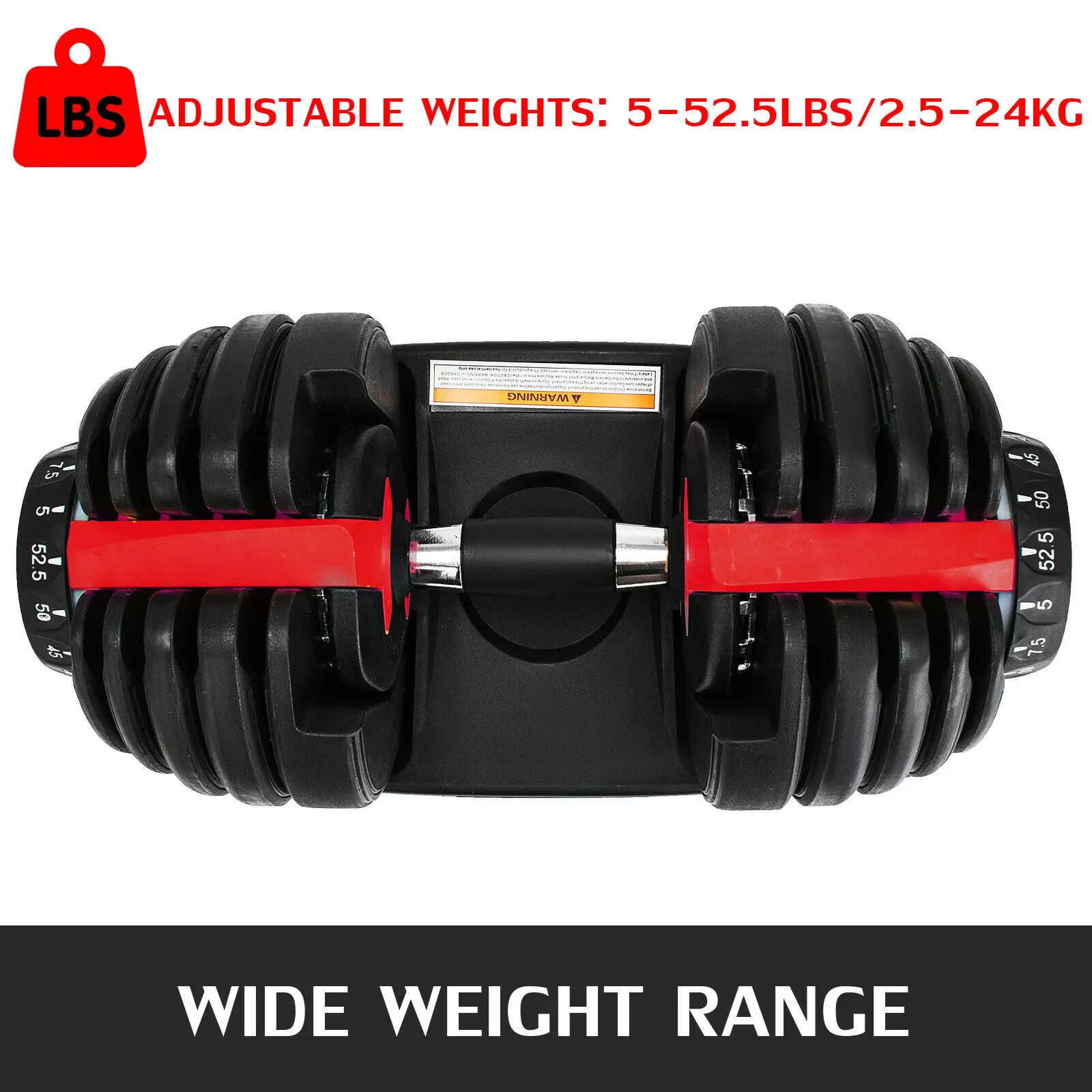 Haltère Musculation Réglable adjustable Dumbbell De 2 À 24 Kg à