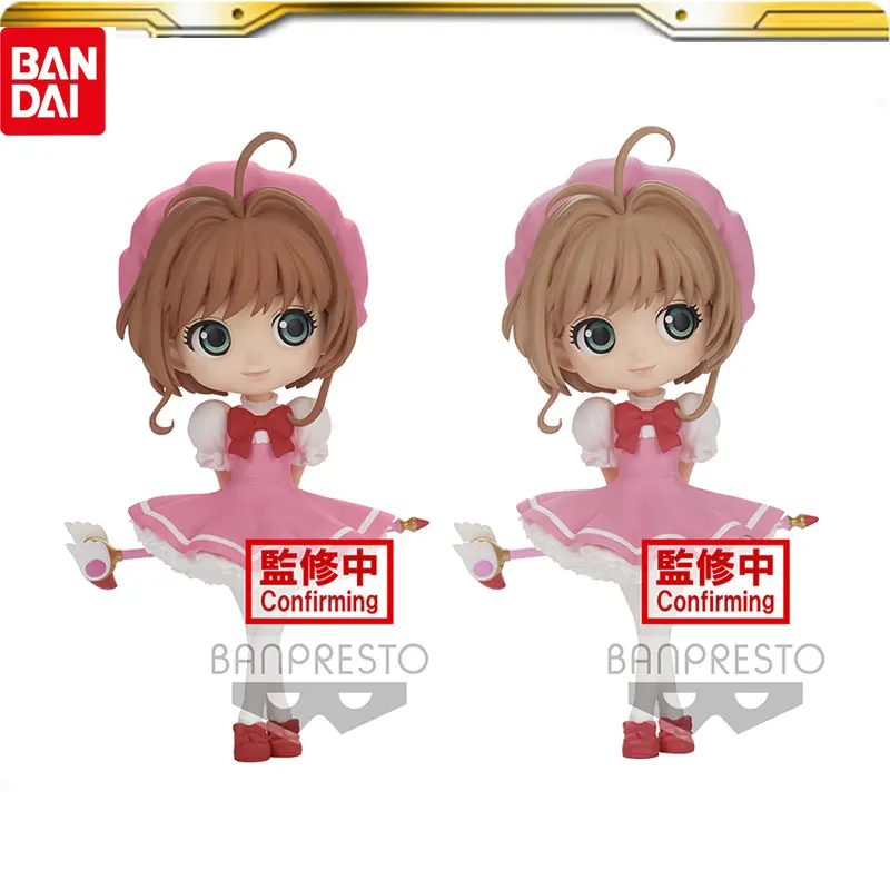 

Bandai Anime Card Captor Action Figures Clow Read KINOMOTO SAKURA PVC Original Classic Collection Model Ornament Gifts