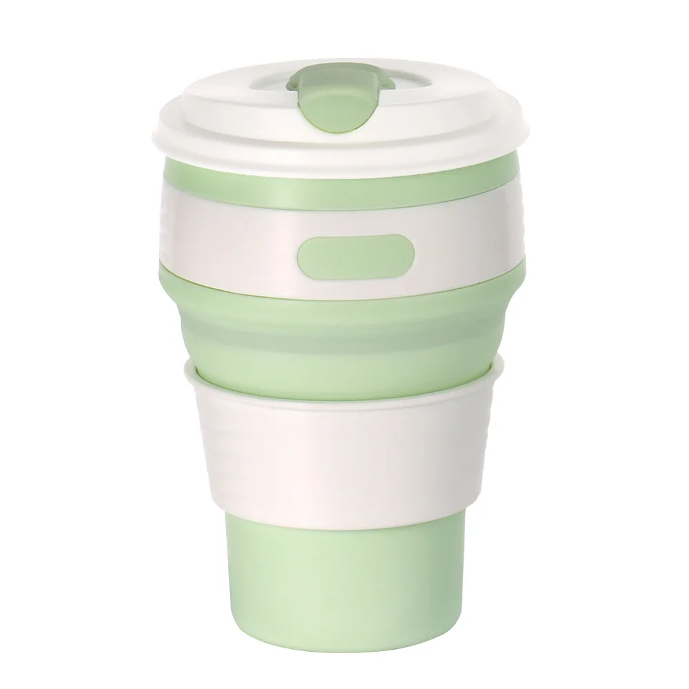 Silicone Folding Water Cup Portable Travel Sports Cup Camping Folding Coffee