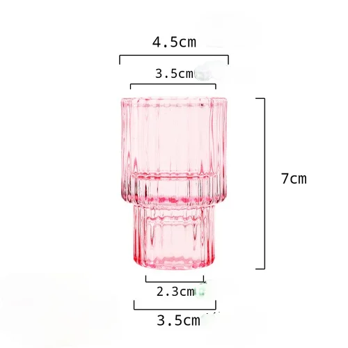 Nordic Tealight Holder Candlestick Candles Holders Table Candle Stand Romantic Candlestick Home Decoration Crystal Glass