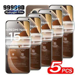 5 - Pack Clear Soft Hydrogel Screen Protector Film - 5 Pieces