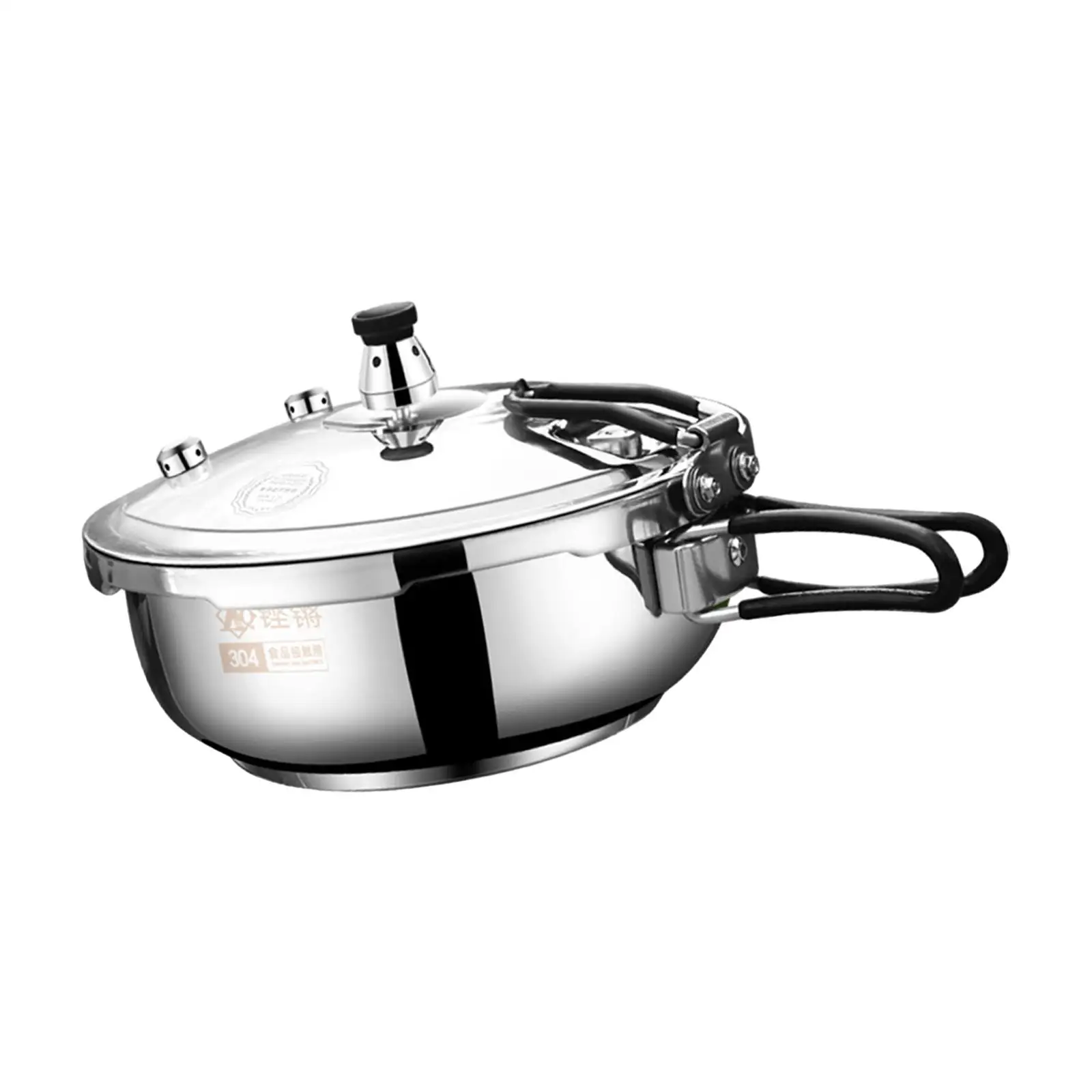 Stovetop Pressure Cooker for Gas or Induction Stoves Anti Scald Handle Rice Cooking Pot Pressure Canner Cooking Utensils