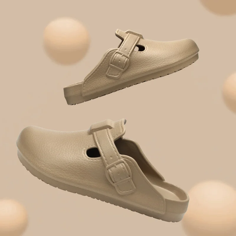 Men's Summer Boken Shoes Casual Fashionable Outdoor Anti-slip Beach Fishing Baotou Cool Slippers