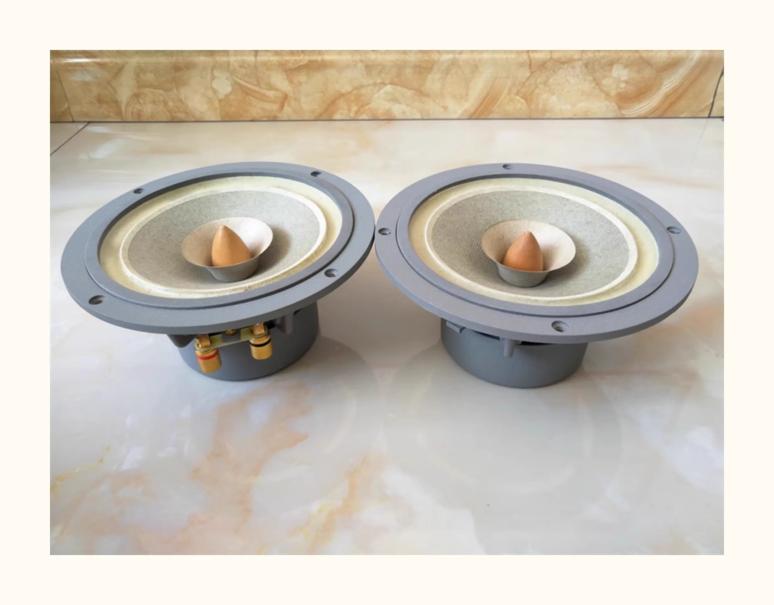 B-683 TDF6 6.5 Inch Full Frequency Spekaer Carbon Fiber Composite Pulp Aviation Magnetic Solid Wood Dust Cap 30-50W 8Ohm 1PCS