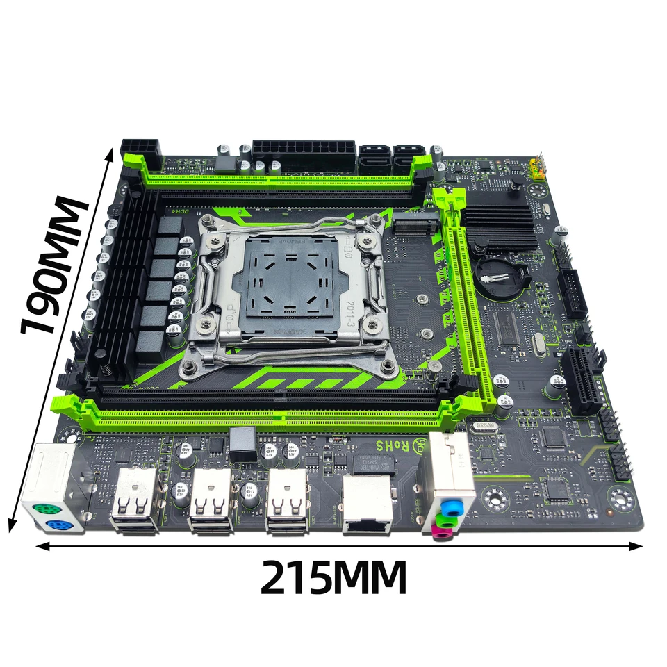 Zsus X99-8D4 conjunto de placa-mãe com LGA2011-3 xeon e5 2650 v4