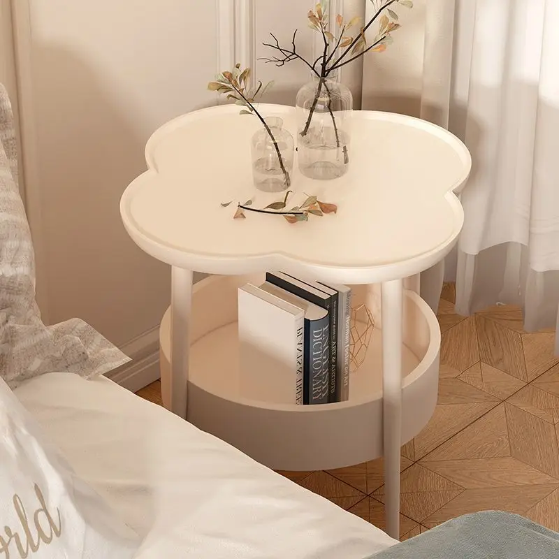 Bedroom bedside TableCreative Side Table with High Appearance and Cloud-shaped Design Modern and Simple Sofa Side Cabinet Table