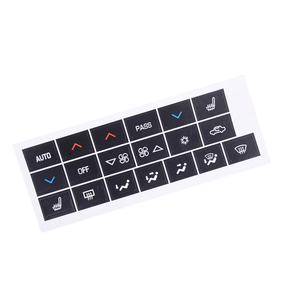 Center AC Climate Control Button Stickers Decals Repair Kit for Buick