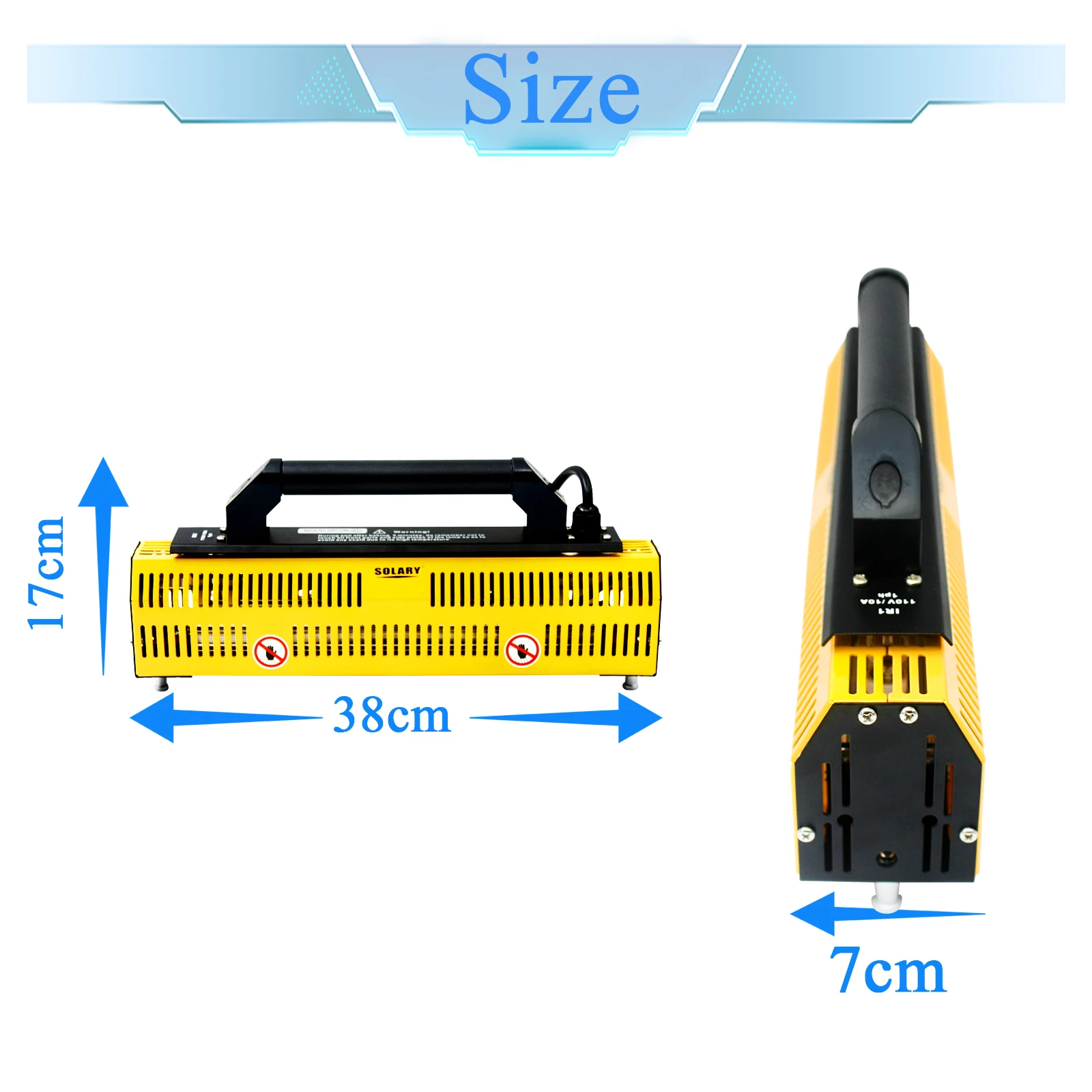 DCHOA 태양광 단파 적외선 페인팅 램프 220V 110V 휴대용 경화 램프 자동차 관리 범퍼 수리용 1000W