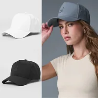 AL Women's Yoga Hats Performance District Trucker Baseball Caps Men's Outdoor Sun Protection Hats Stylish Breathable Sports Hat 1
